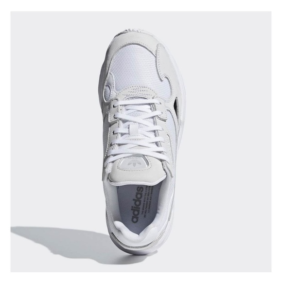 BNIB Adidas Falcon Sneakers in Triple White - Picture 5 of 12